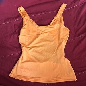 Orange Sleeveless Women's Top
